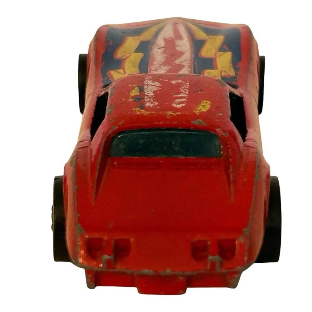 Vintage Hot Wheels Redline 1975 Corvette Stingray Flying Colors Red Hong Kong